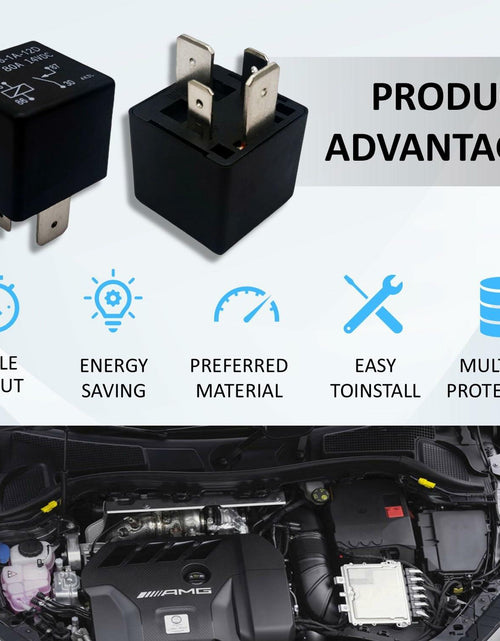 Load image into Gallery viewer, Alikkash Mini ISO Automotive Relay 90987-02025 12V 80A 4 PIN

