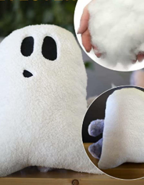 Load image into Gallery viewer, WSARZAHE Halloween Ghost Decorative Pillow Luminous Flannel Standard Size
