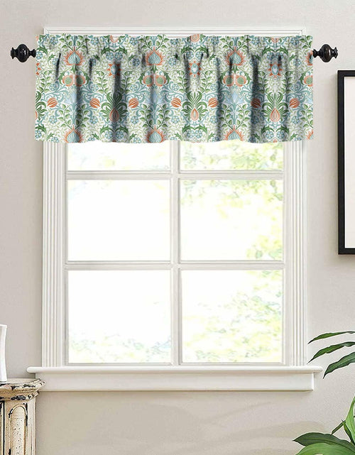 Load image into Gallery viewer, Focusbrite William Morris Floral Insulated Curtain Valance 54x18in 1 Panel
