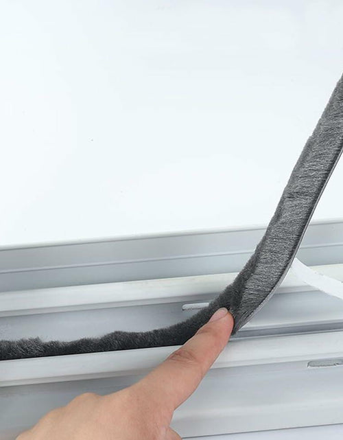 Load image into Gallery viewer, Noabaco 33 Ft Brush Weather Stripping Door Window Seal Strip Grey 11/32x9/16
