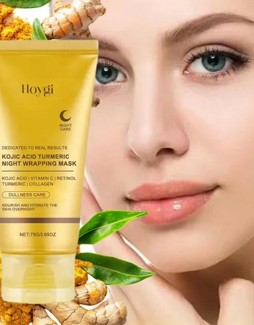 Load image into Gallery viewer, BestBy03/25 HOYGI Kojic Acid Turmeric Collagen Night Wrapping Mask 75ml
