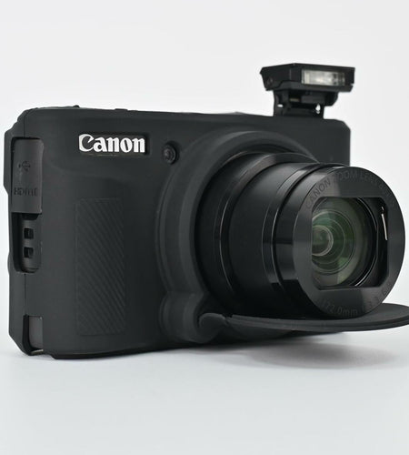BMAOLLONGB Silicone Camera Case Cover for Canon PowerShot SX740 Black