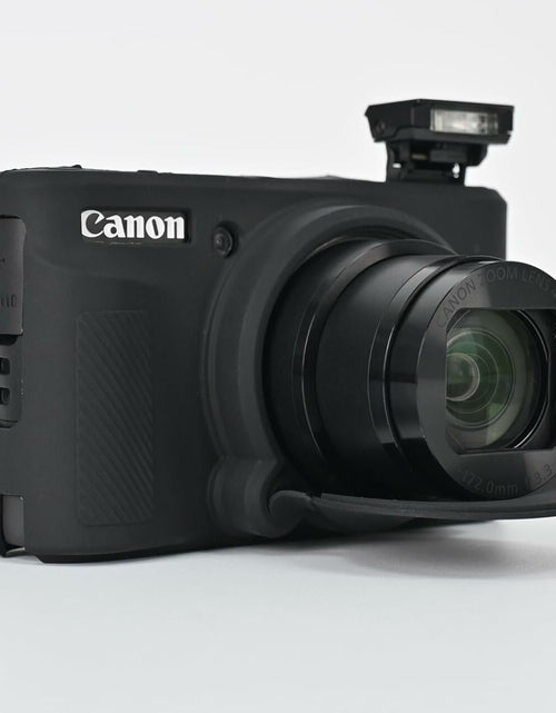 Load image into Gallery viewer, BMAOLLONGB Silicone Camera Case Cover for Canon PowerShot SX740 Black
