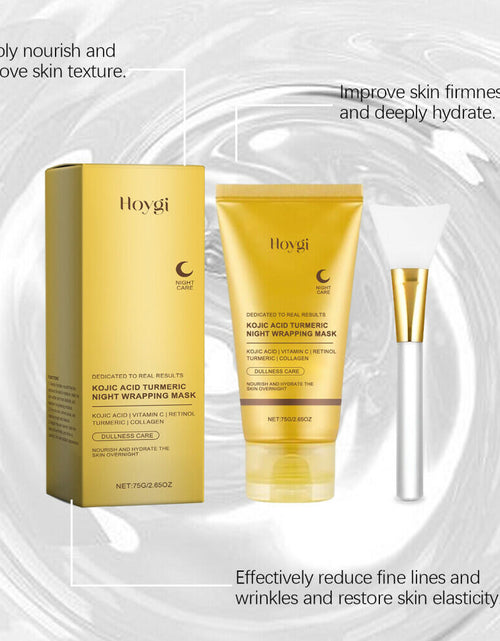 Load image into Gallery viewer, BestBy03/25 HOYGI Kojic Acid Turmeric Collagen Night Wrapping Mask 75ml
