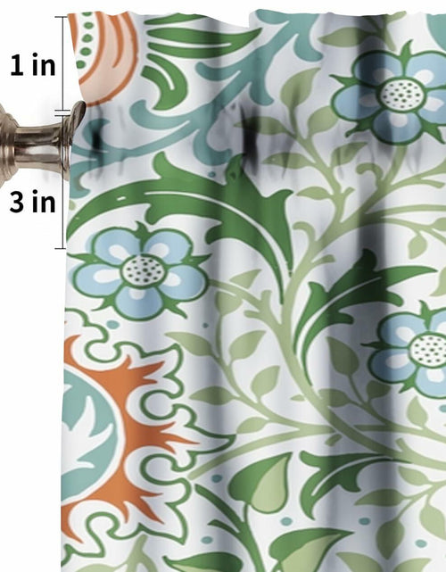 Load image into Gallery viewer, Focusbrite William Morris Floral Insulated Curtain Valance 54x18in 1 Panel
