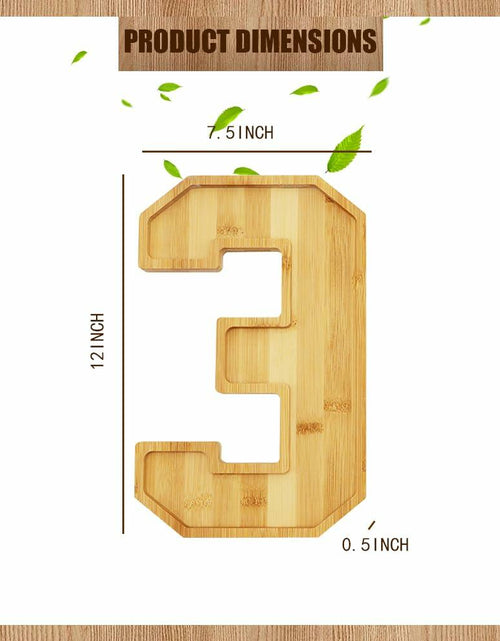 Load image into Gallery viewer, Valguri Wooden Charcuterie Number Fillable Board Box Large Reusable

