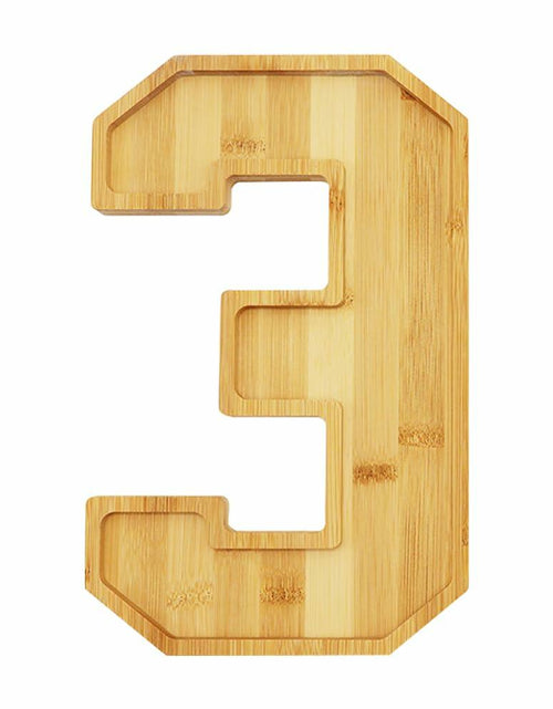 Load image into Gallery viewer, Valguri Wooden Charcuterie Number Fillable Board Box Large Reusable
