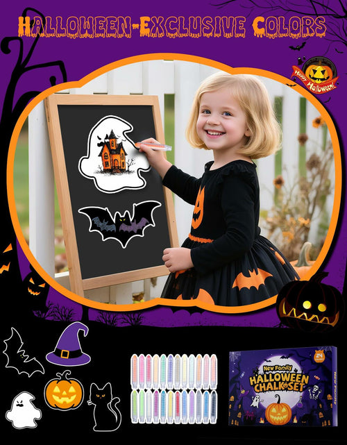 Load image into Gallery viewer, NewFamily Fantasy Colors Dustless Chalk Set 24 Colors Non-Toxic Washable
