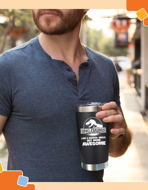 Load image into Gallery viewer, NewEleven Uncle Gift 20oz Tumbler from Niece/Nephew Funny Birthday Present
