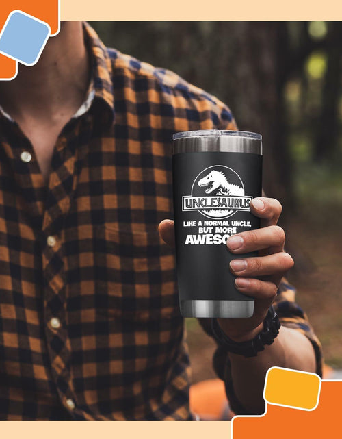 Load image into Gallery viewer, NewEleven Uncle Gift 20oz Tumbler from Niece/Nephew Funny Birthday Present
