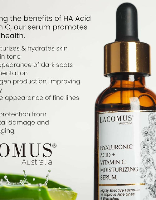 Load image into Gallery viewer, LACOMUS Hyaluronic Acid Vitamin C Moisturizing Serum Organic Skin Care
