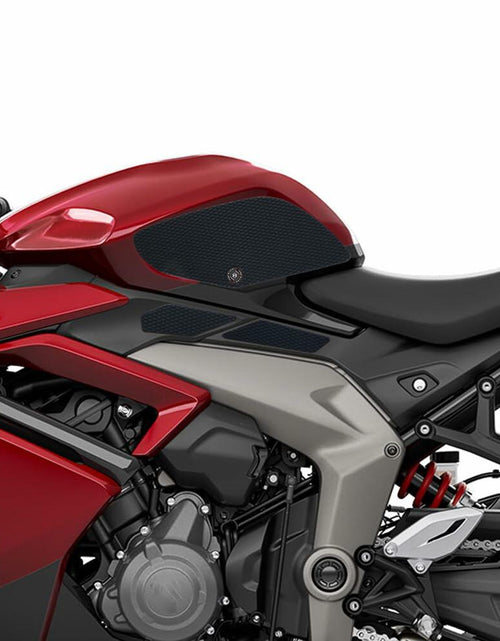 Load image into Gallery viewer, KATIE DEVI Triumph Daytona 660 Fuel Tank Pad Protector Black Sticker
