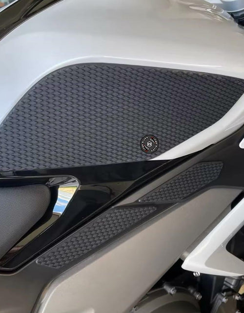 Load image into Gallery viewer, KATIE DEVI Triumph Daytona 660 Fuel Tank Pad Protector Black Sticker
