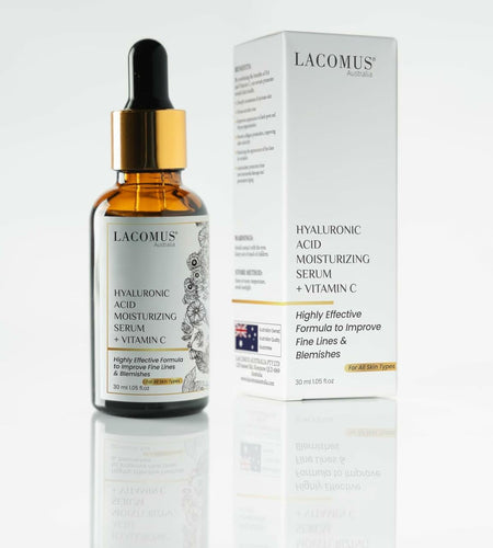 LACOMUS Hyaluronic Acid Vitamin C Moisturizing Serum Organic Skin Care