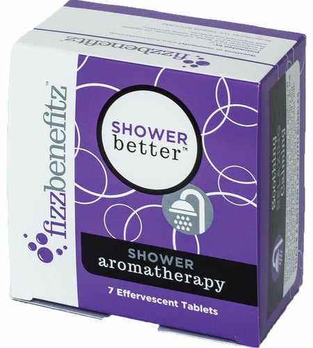 FizzBenefitz Aromatherapy Shower Bombs Unwinding Scent 7 Count Pack