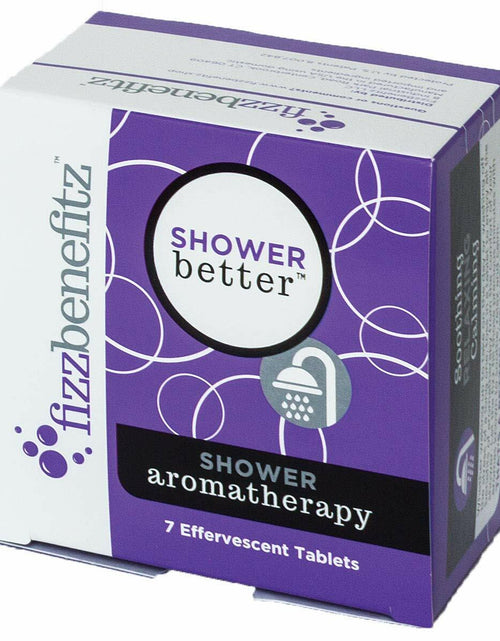 Load image into Gallery viewer, FizzBenefitz Aromatherapy Shower Bombs Unwinding Scent 7 Count Pack
