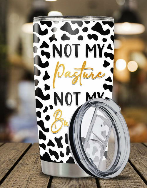 Load image into Gallery viewer, WAZONE Heifer Tumbler Cup Leopard Cow Stainless Steel 20oz Travel Mug
