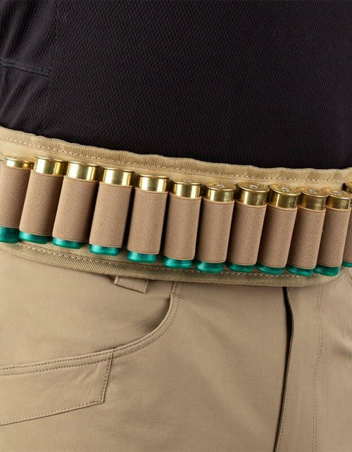Load image into Gallery viewer, Headshot Tactical Gear 25 Round 12/20 Caliber Waist Type Bandolier (Coyote)

