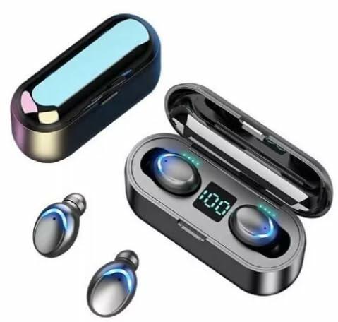 Load image into Gallery viewer, Generic Mini F9 TWS Bluetooth Earphones IPX5 Waterproof Touch Black
