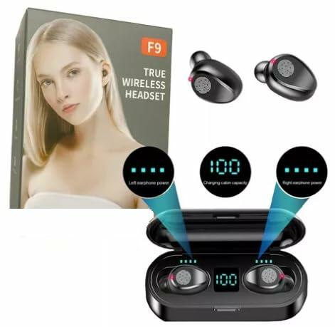 Load image into Gallery viewer, Generic Mini F9 TWS Bluetooth Earphones IPX5 Waterproof Touch Black
