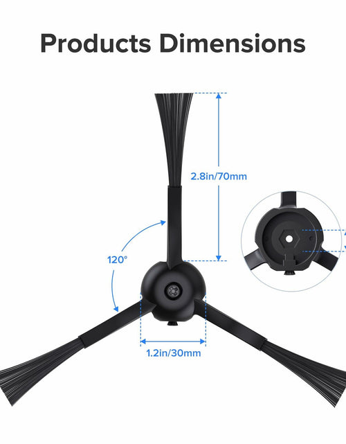 Load image into Gallery viewer, BPMIO Replacement Side Brush B20 Robot Vacuum Mop Combo 4pcs

