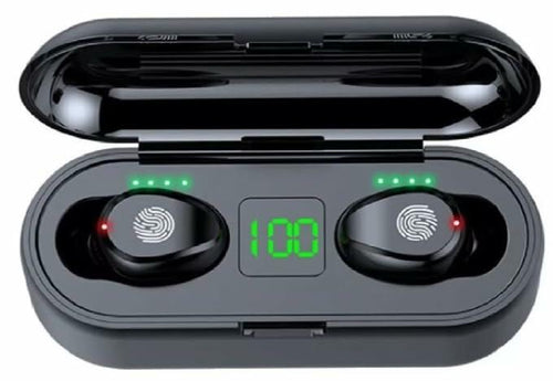 Load image into Gallery viewer, Generic Mini F9 TWS Bluetooth Earphones IPX5 Waterproof Touch Black
