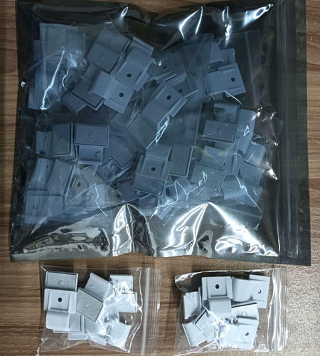 Rxment Govee Mounting Clips for 8-10mm LED Strip Lights White 100 Pack
