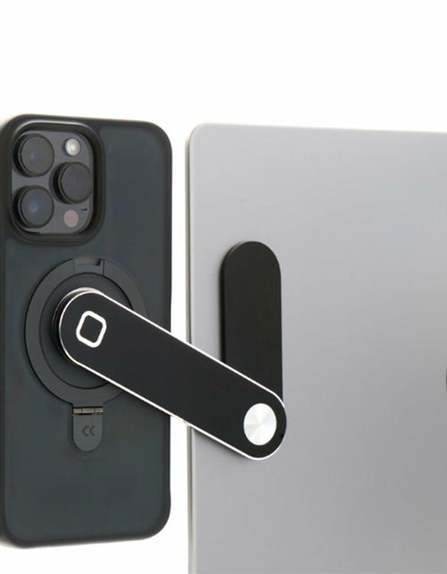 Load image into Gallery viewer, TechLok SideEye Phone Mount Magnetic Holder for Laptop Smartphone Silver
