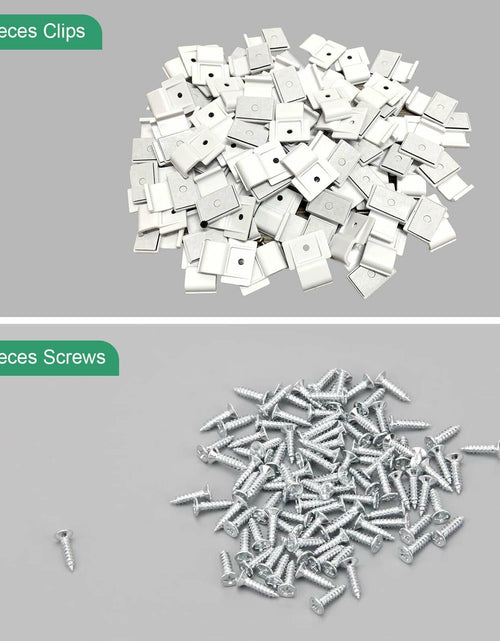 Load image into Gallery viewer, Rxment Govee Mounting Clips for 8-10mm LED Strip Lights White 100 Pack
