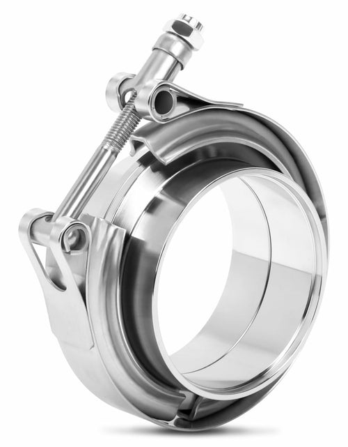 Load image into Gallery viewer, ZEHCLP V Band Clamp 304 Stainless Steel Butt Joint 2.0 inch Silver 2 pcs

