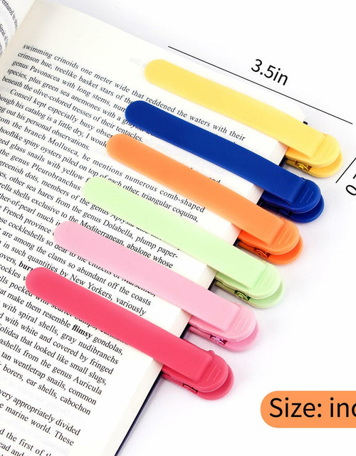 Load image into Gallery viewer, POUWANS Automatic Silicone Bookmarks 6pcs Style-c Book Accessories
