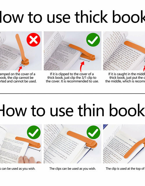 Load image into Gallery viewer, POUWANS Automatic Silicone Bookmarks 6pcs Style-c Book Accessories
