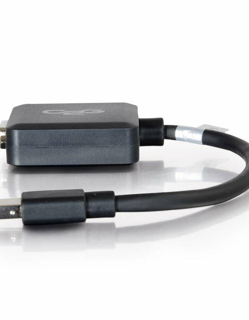 Load image into Gallery viewer, C2G Mini DisplayPort to VGA Adapter Male to Female Black 8in Cable 54315
