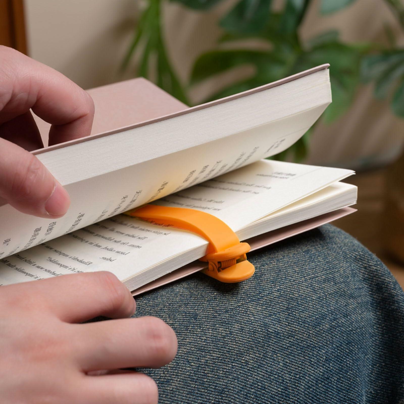 POUWANS Automatic Silicone Bookmarks 6pcs Style-c Book Accessories