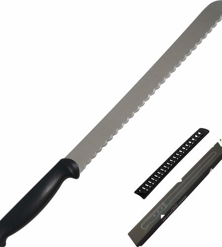 LiinkBeauty Stainless Steel Bread Knife 10-Inch Silver Small