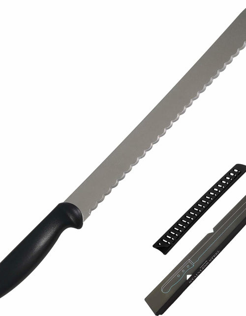 Load image into Gallery viewer, LiinkBeauty Stainless Steel Bread Knife 10-Inch Silver Small
