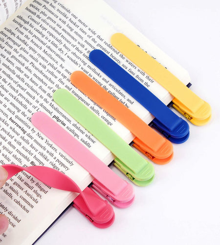 POUWANS Automatic Silicone Bookmarks 6pcs Style-c Book Accessories