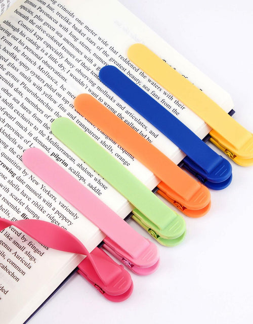 Load image into Gallery viewer, POUWANS Automatic Silicone Bookmarks 6pcs Style-c Book Accessories
