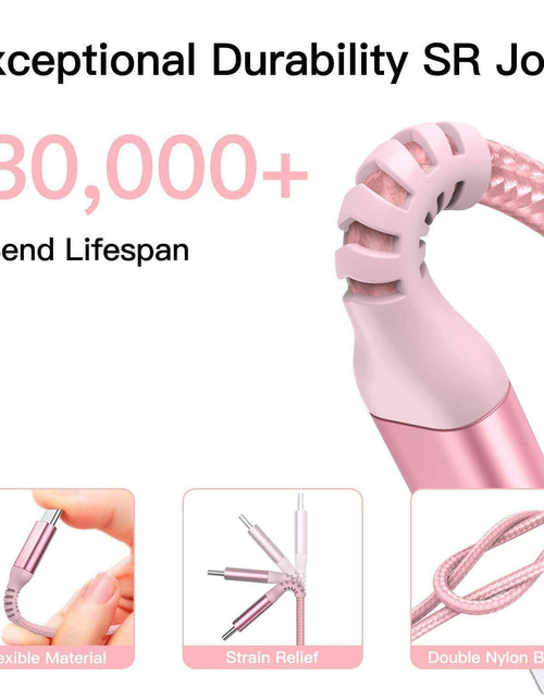 Load image into Gallery viewer, Awnuwuy USB C to USB C Cable 100W Fast Charging Pink 6.6ft 3-Pack
