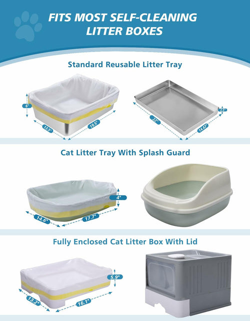 Load image into Gallery viewer, KONE 45 Count Litter Box Liners Drawstring Leak-Proof Thick Durable Bags
