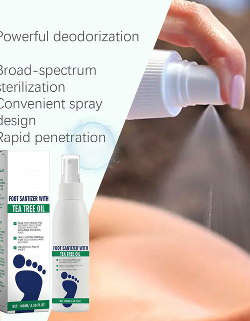 Load image into Gallery viewer, Generic Foot Sanitizer Spray with Tea Tree Oil Clear 1PCS
