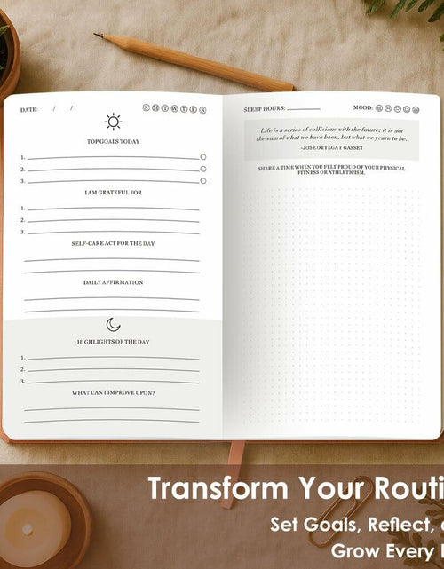 Load image into Gallery viewer, 91-Day Self-Care Journal Guided Wellness Gratitude Planner Mental Health
