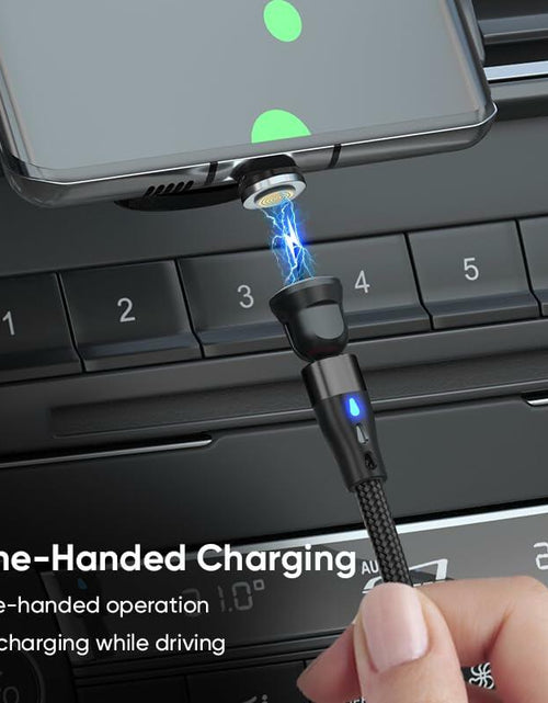 Load image into Gallery viewer, Generic Magnetic PD 60W USB C Charging Cable 3.3ft Black 1pc Aluminum
