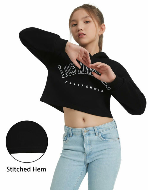 Load image into Gallery viewer, EXARUS Girls Kitty Print Sweatshirt Crew Neck Long Sleeve Khaki Size 12Y
