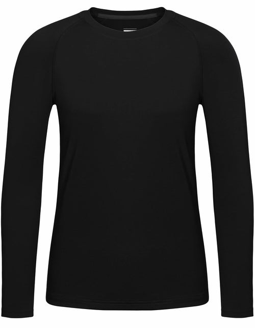Load image into Gallery viewer, Upocool Youth Boys Compression Long Sleeve Athletic Shirt Black XS Size XS
