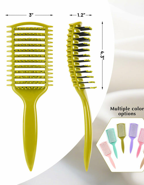 Load image into Gallery viewer, manrator Curl Defining Brush Vented Detangling Frizz Control Matcha Green
