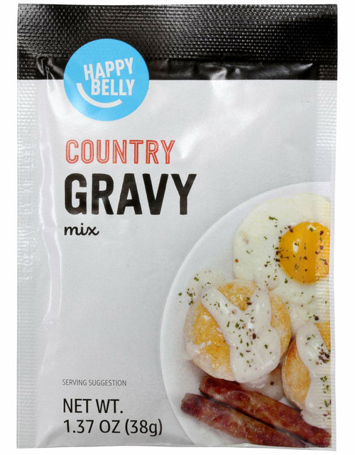 Load image into Gallery viewer, Amazon Happy Belly Country Gravy Mix 1.37oz Pack of 12
