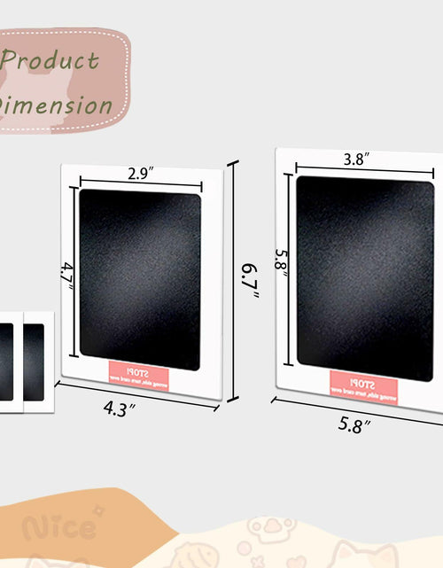 Load image into Gallery viewer, DBIGQ Dog Paw Print Kit Mess-Free Inkless Stamp Pad Medium 4Pack Black

