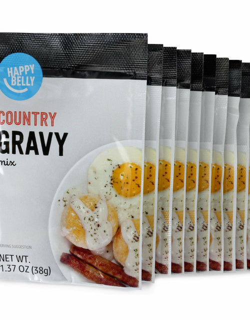 Load image into Gallery viewer, Amazon Happy Belly Country Gravy Mix 1.37oz Pack of 12
