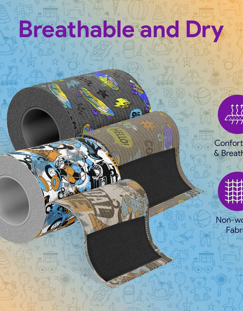 Load image into Gallery viewer, Elastic Bandage Wrap Self Closure 3"x180" Compression Sports Wrap 2 Pack
